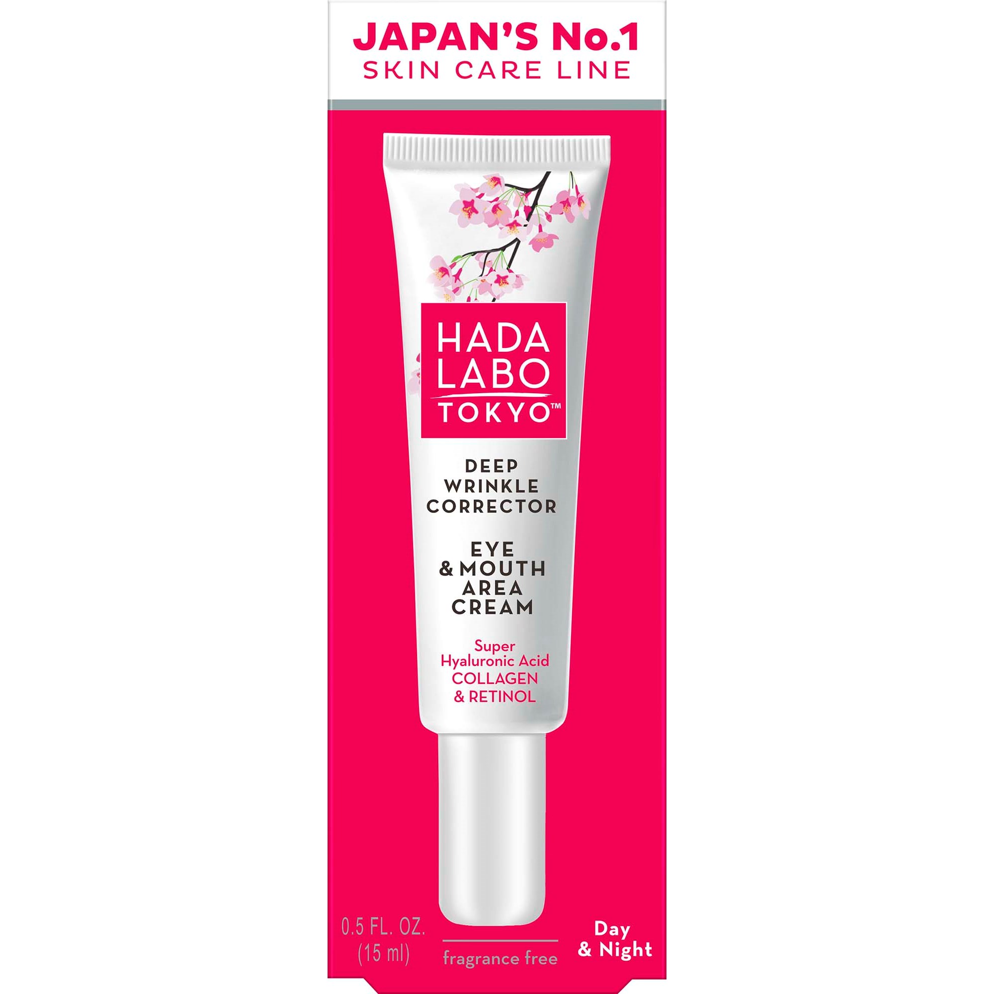 Hada Labo Tokyo Deep Wrinkle Corrector Eye & Mouth Area Cream 15 billede