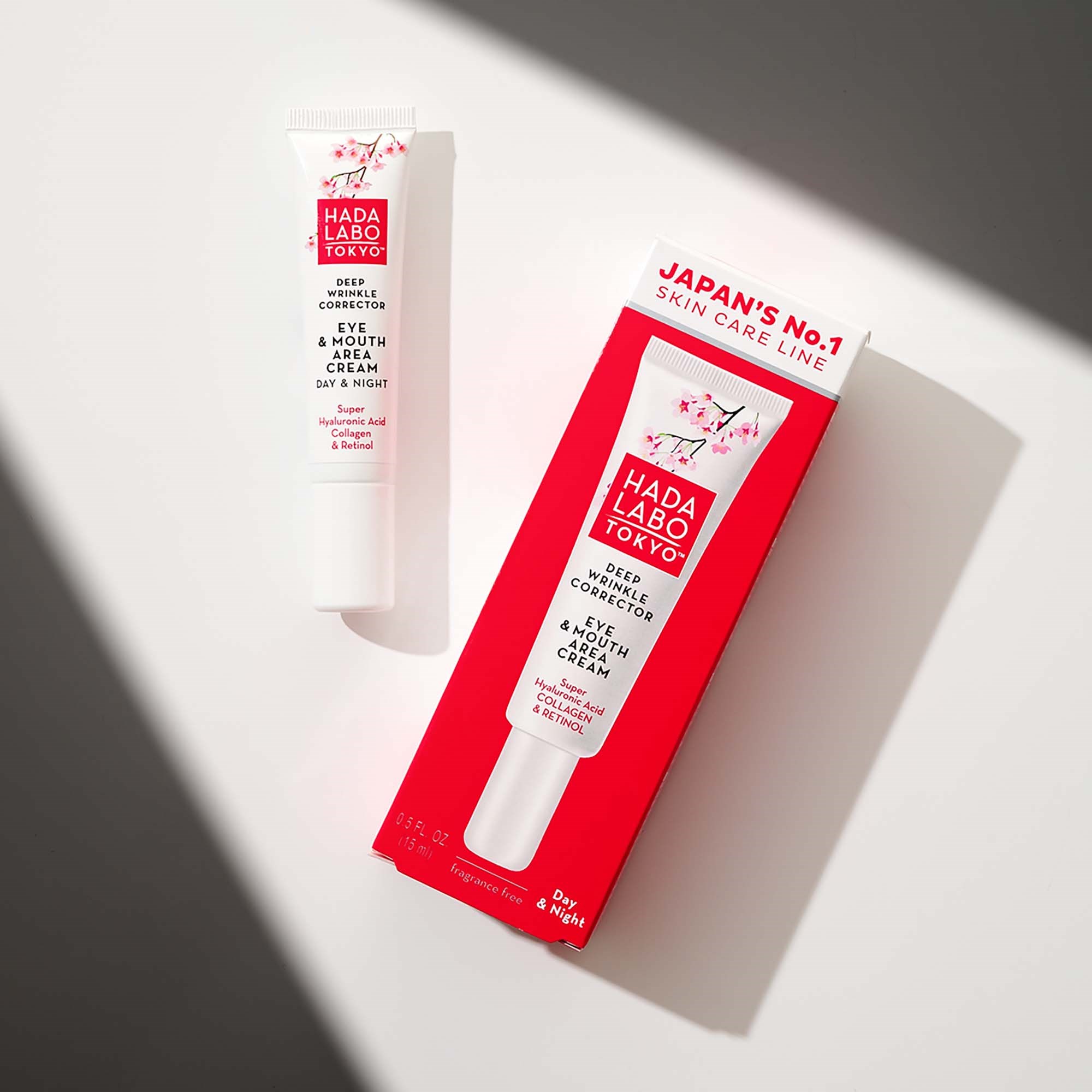 Hada Labo Tokyo Deep Wrinkle Corrector Eye & Mouth Area Cream 15 ml (obrázok 3)