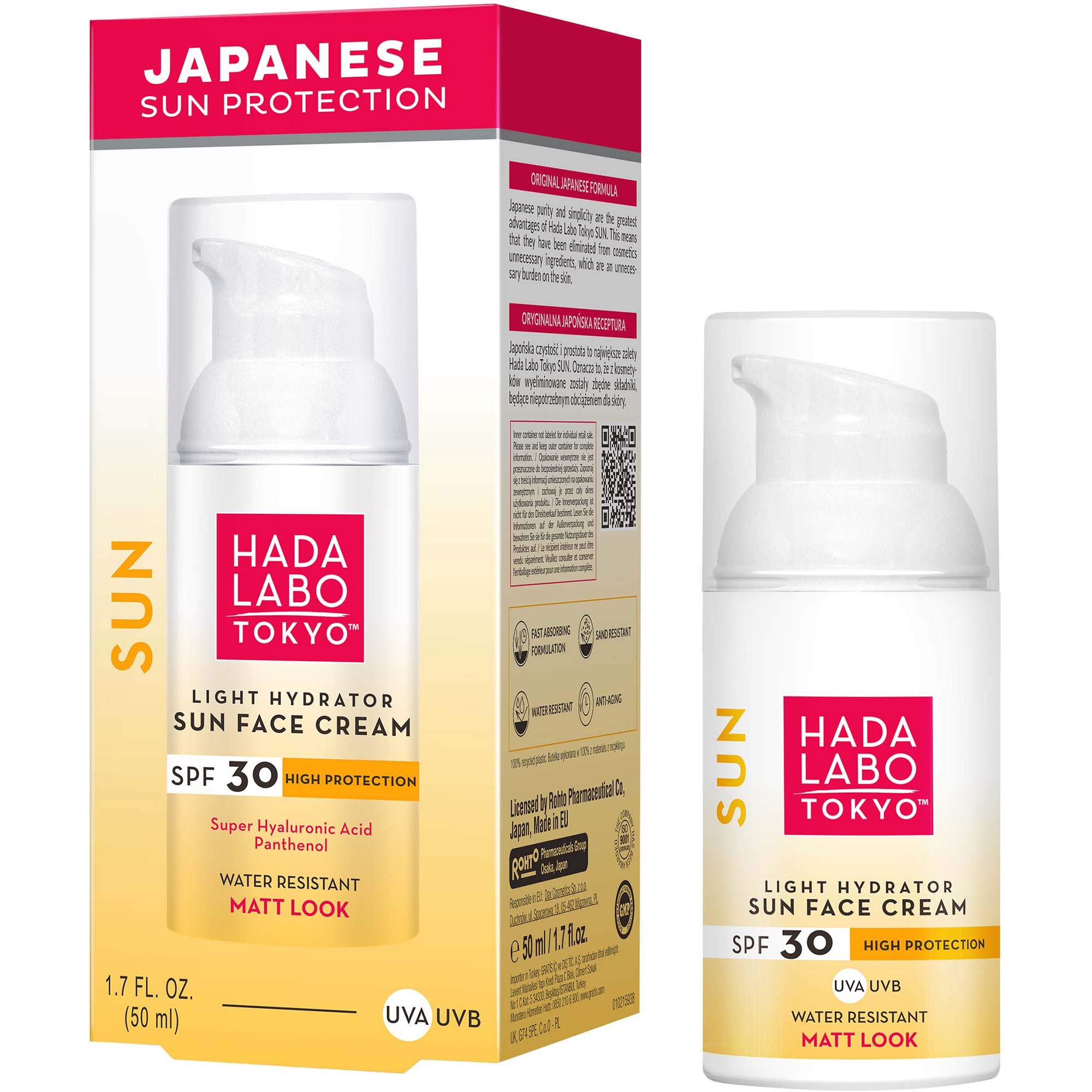 Hada Labo Tokyo Light Hydrator Sun Face Cream SPF 30 50 ml (obrázok 3)