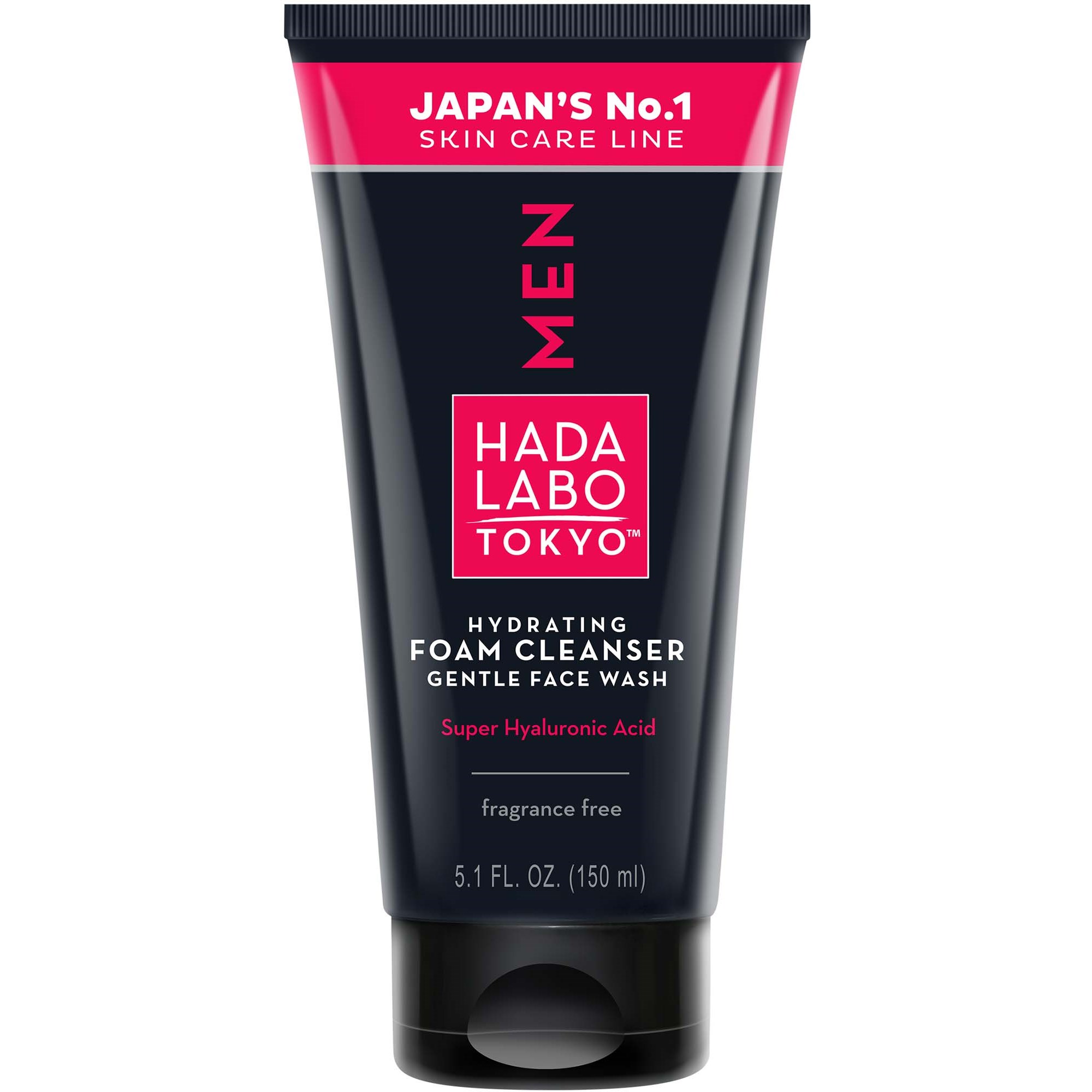 Hada Labo Tokyo MEN Hydrating Foam Cleanser Gentle Face Wash 150