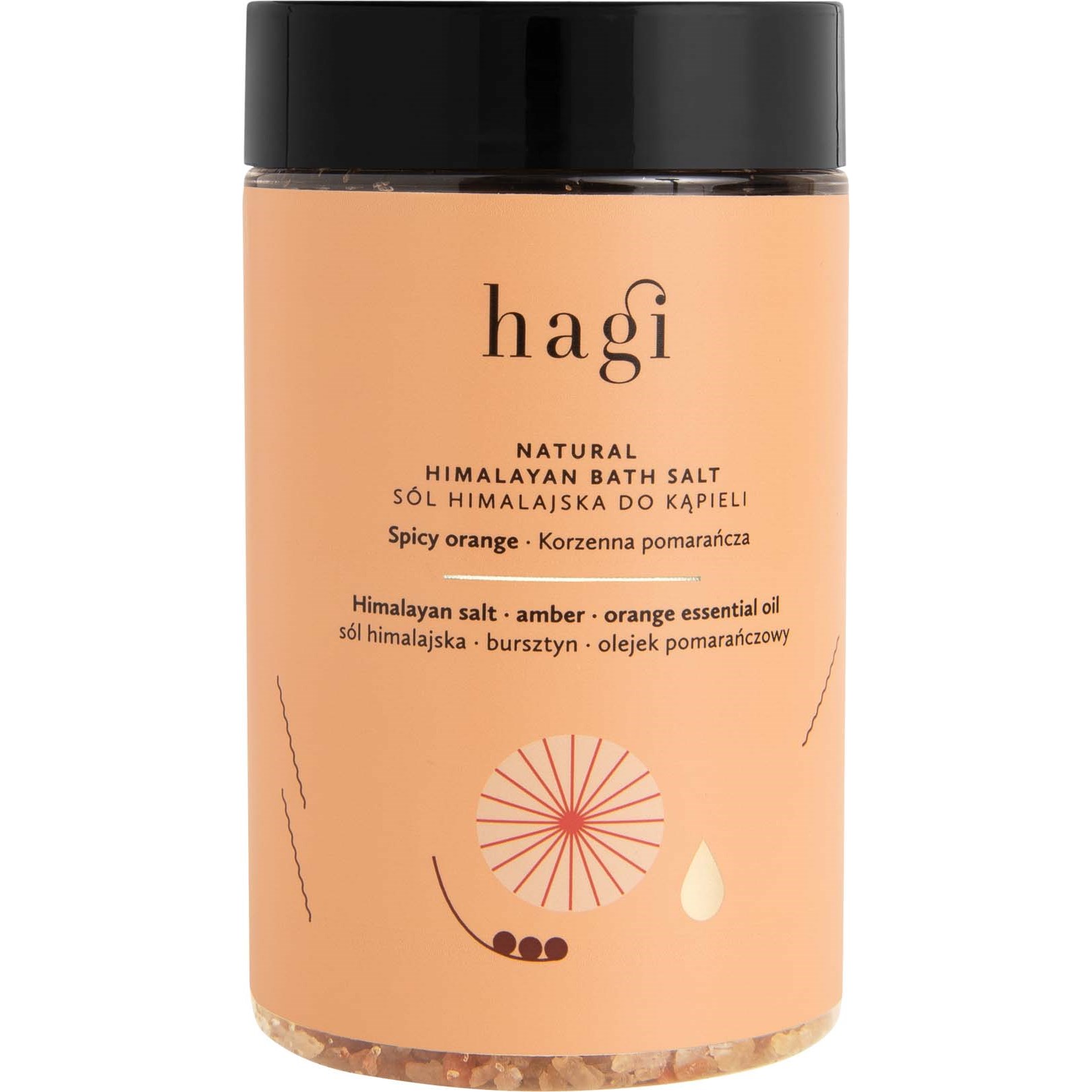 Läs mer om Hagi Bath Salt Spicy Orange 480 g