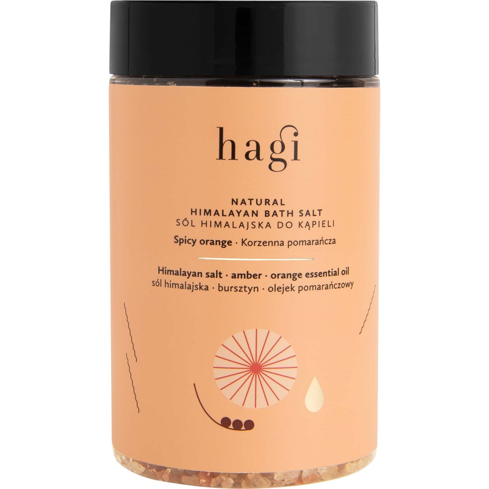 HAGI_Natural Himalayan bath salt Spicy Orange 480g