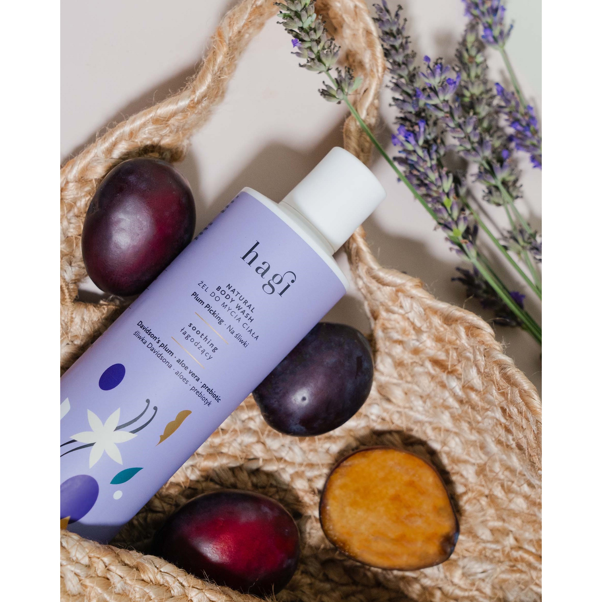 Hagi Natural Body Wash Plum Picking 300 ml (obrázok 5)