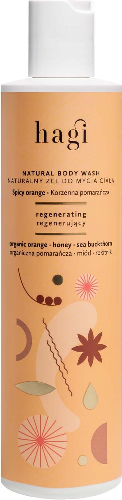 Hagi Natural Body Wash Regenerating Spicy Orange 300 ml