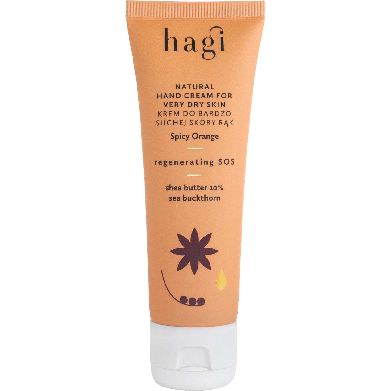 Läs mer om Hagi Natural Hand Cream For Very Dry Skin Spicy Orange m 50 ml