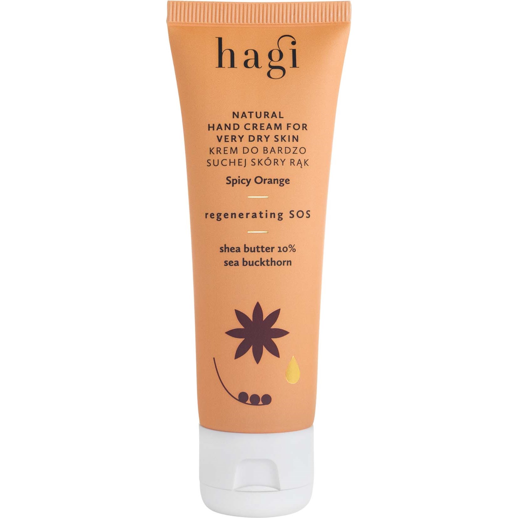 Hagi Natural Hand Cream For Very Dry Skin Spicy Orange m 50 ml