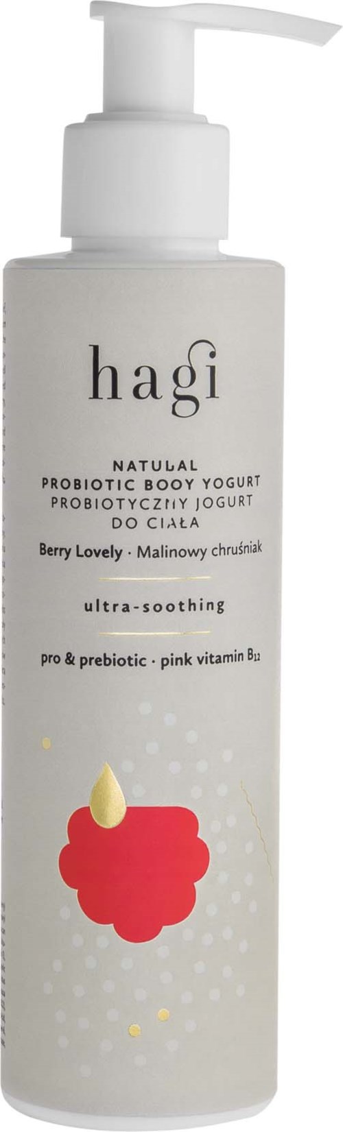 Hagi Natural Probiotic Ultra-Soothing Body Yogurt Berry Love 200 ml