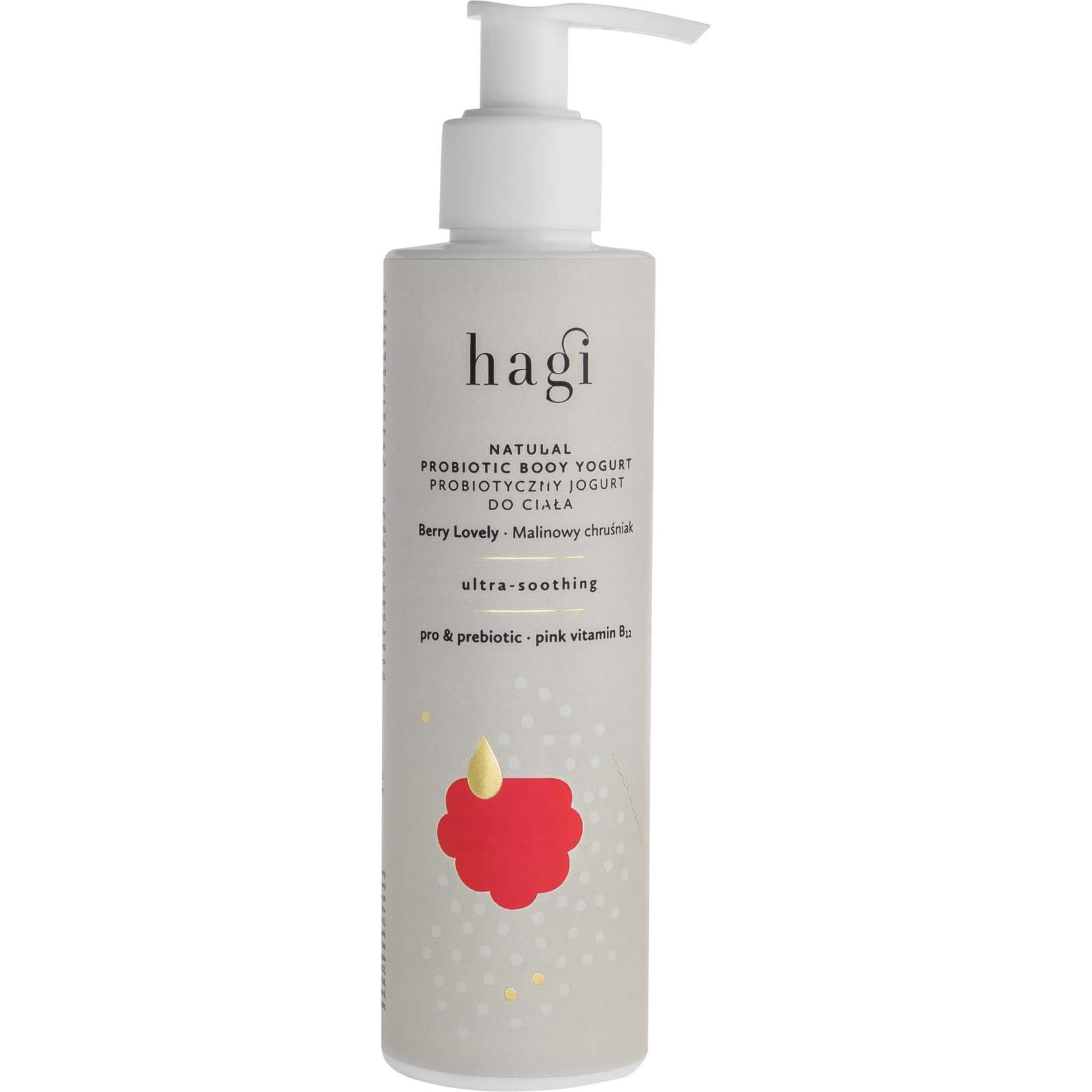 Läs mer om Hagi Natural Probiotic Ultra-Soothing Body Yogurt Berry Love 200 ml
