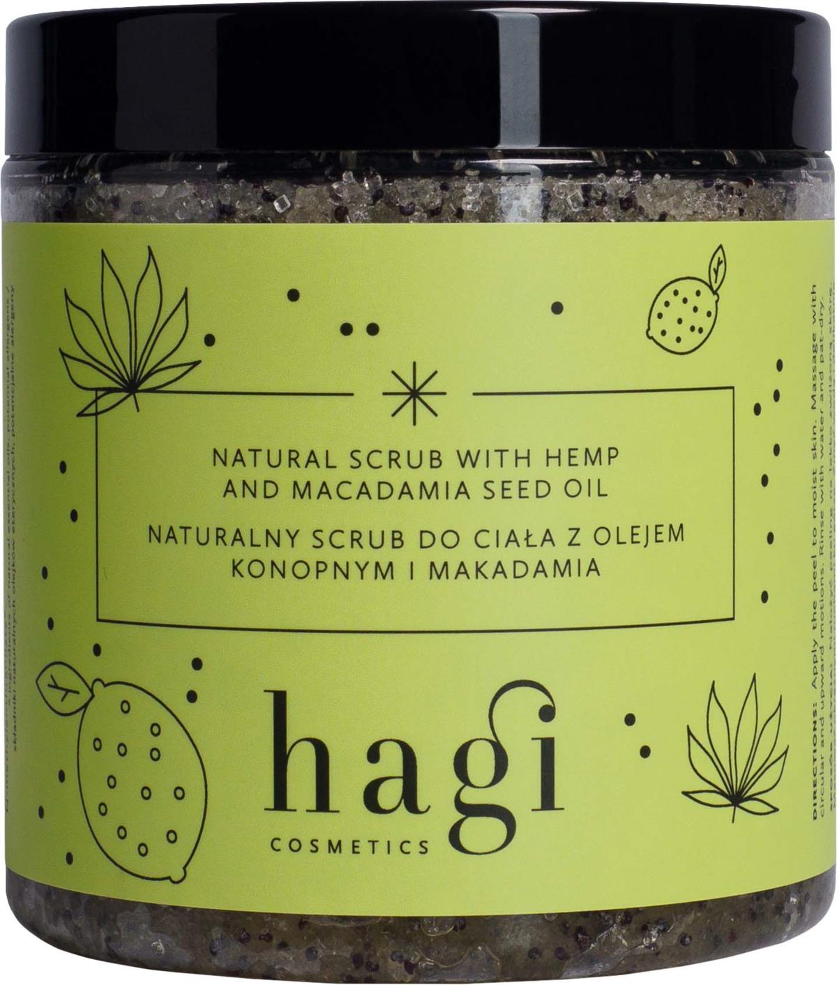 Hagi Natural Scrub With Hemp And Macadamia Seed Oil 280 g | lyko.com