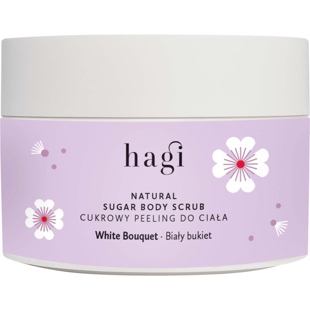 Hagi Hagi White Bouquet Natural sugar Body Scrub 200 ml