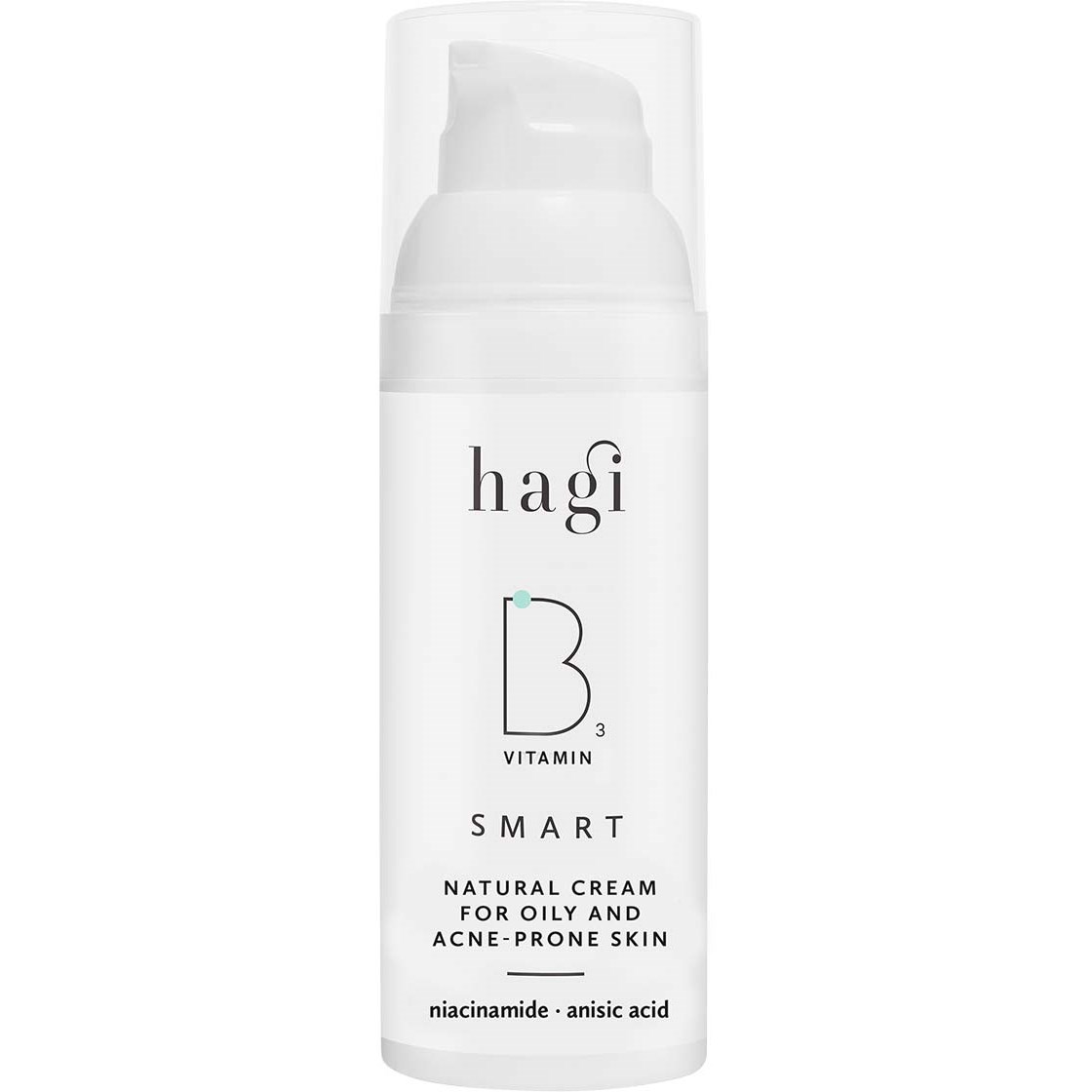 Läs mer om Hagi Smart B - Natural Cream For Oily & Acne-Prone Skin m 50 ml