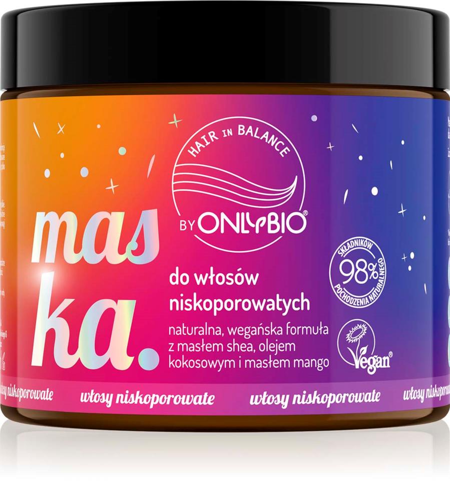 HAIR in BALANCE by ONLYBIO Hair mask for low-pored hair 400 ml