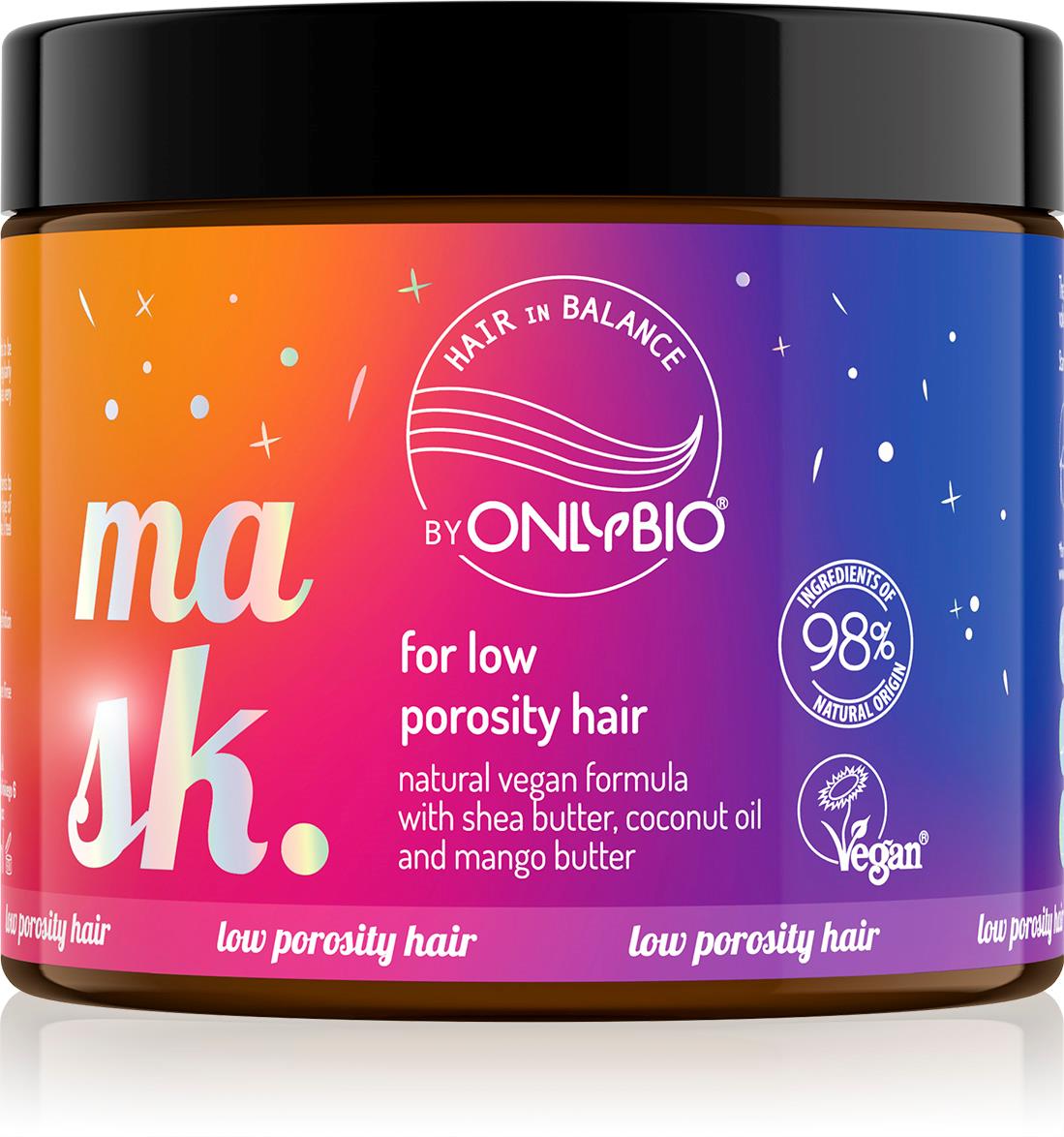 Hair in Balance by ONLYBIO Mask for low porosity hair 400 ml