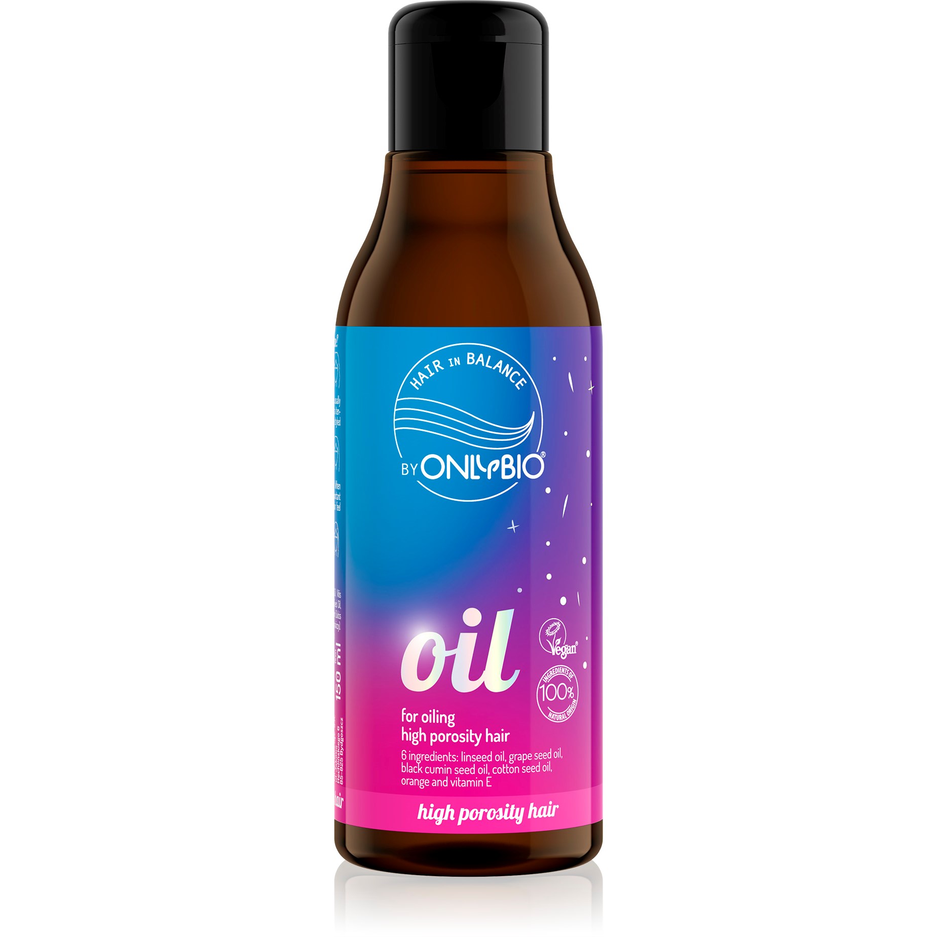 Hair in Balance by ONLYBIO Oil For Oiling high porosity Hair 150