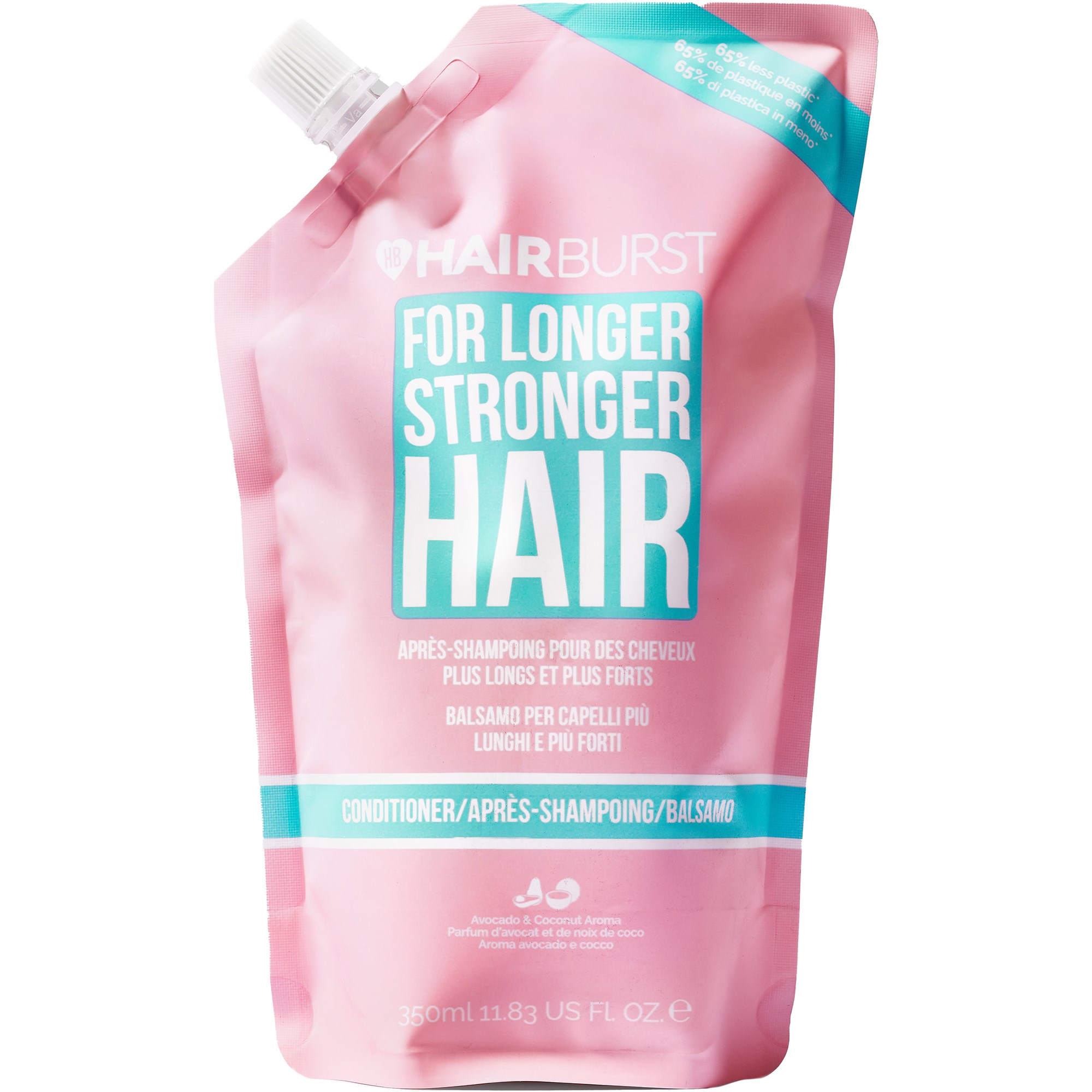Hairburst Longer Stronger Hair Conditioner Refill 350 ml billede