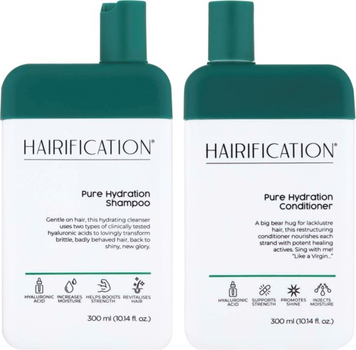 Hairification Pure Hydration Bundle Shampoo 300 ml & Conditioner 300 ml