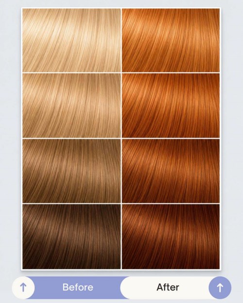 Тонирующая маска для волос Hairlust Color Renew, оттенок 7.4 Golden Copper — фото 4