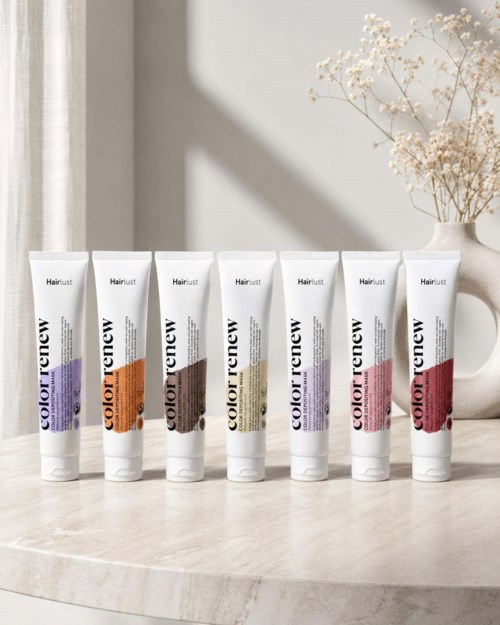Тонирующая маска для волос Hairlust Color Renew, оттенок 7.4 Golden Copper — фото 6