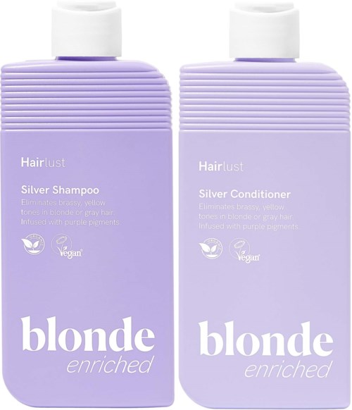 Hairlust Enriched Blonde Bundle Silver Shampoo 250 ml & Conditioner 250 ml