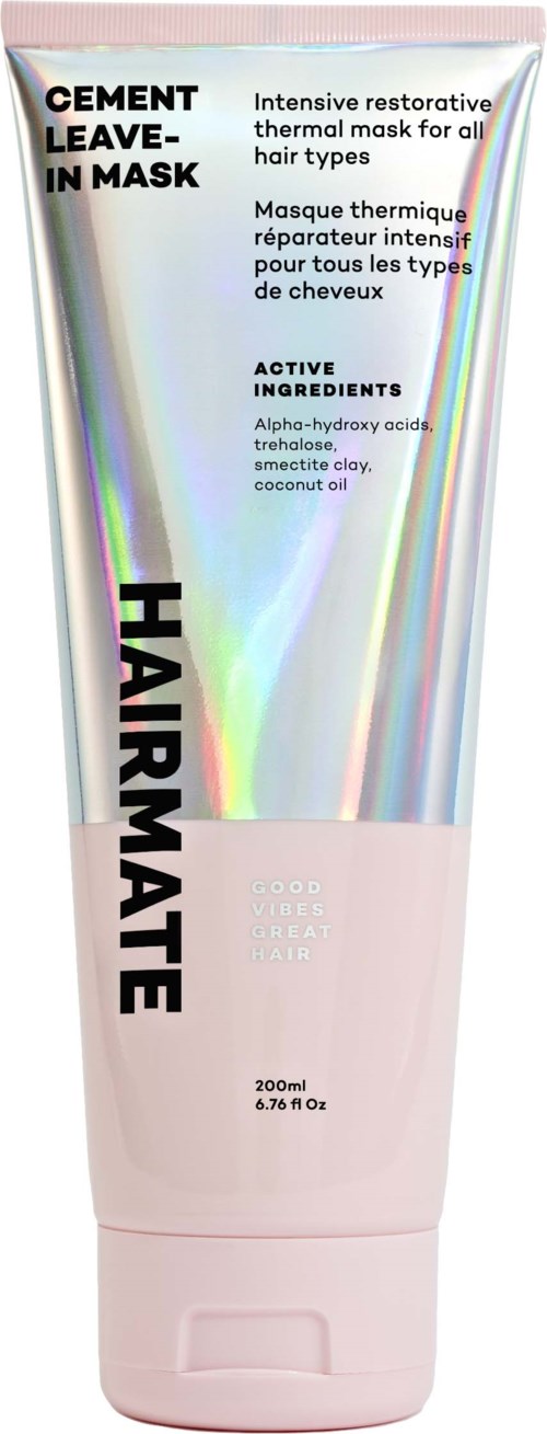 HarmanteCement leave-in masker voor alle haartypes met actieve ingrediënten zoals aloe en kokosolie.