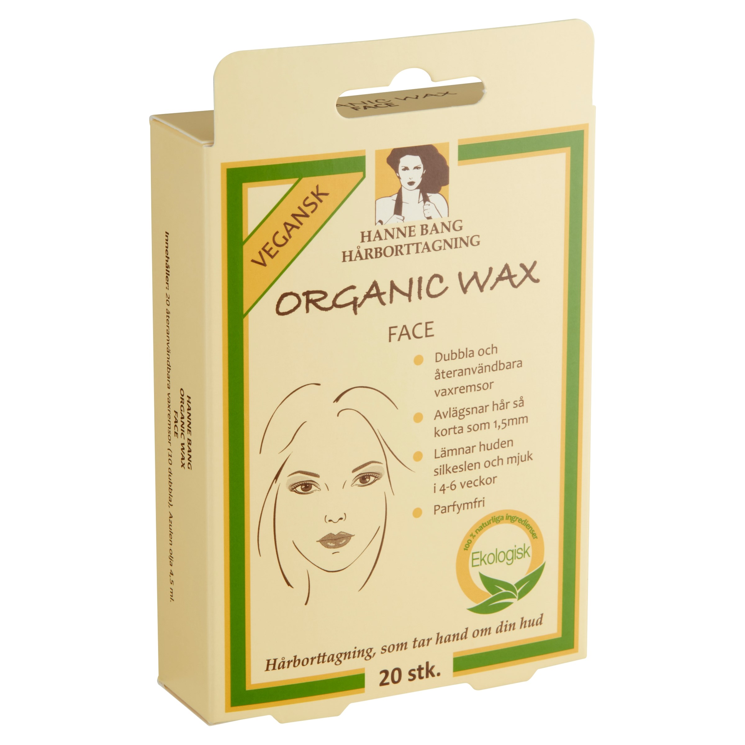 Läs mer om Hanne Bang Hårborttagning Organic Wax FACE