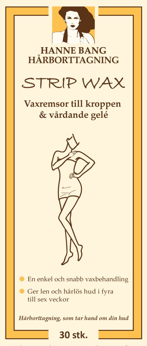 Hanne Bang Hårborttagning Strip Wax