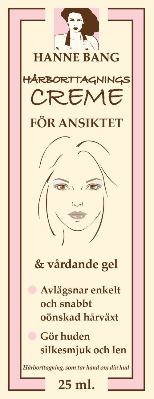 Hanne Bang Hårborttagningscreme för ansiktet 25 ml