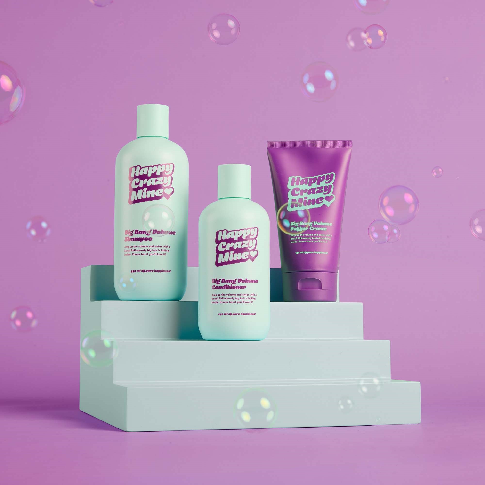 Happy Crazy Mine Big Bang Volume Conditioner 250 ml (obrázok 5)