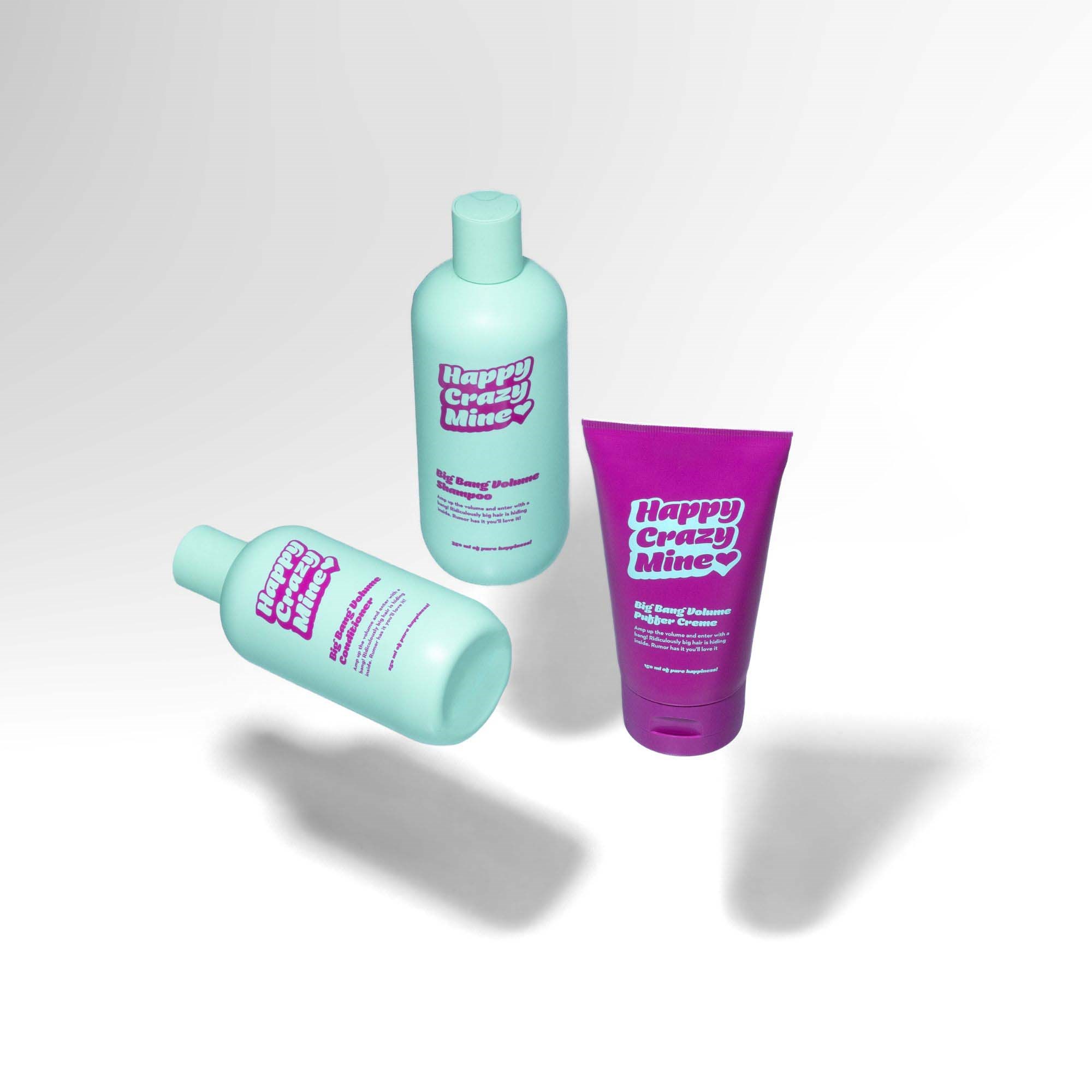 Happy Crazy Mine Volume Puffer Creme 150 ml (obrázok 5)