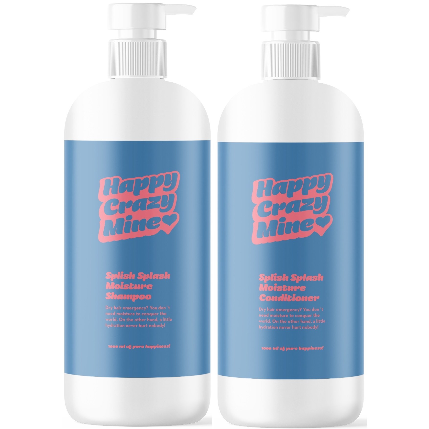 Happy Crazy Mine Splish Splash Moisture Shampoo 100 ml & Conditio