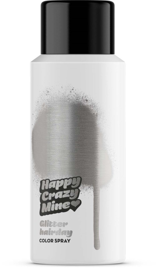 Happy Crazy Mine Color Spray Glitter Hairday 100ml
