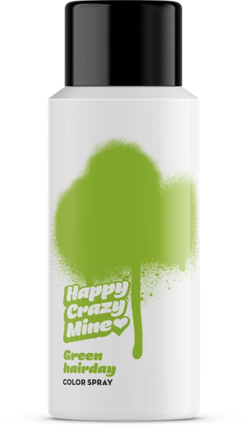 Happy Crazy Mine Color Spray Green Hairday 100ml