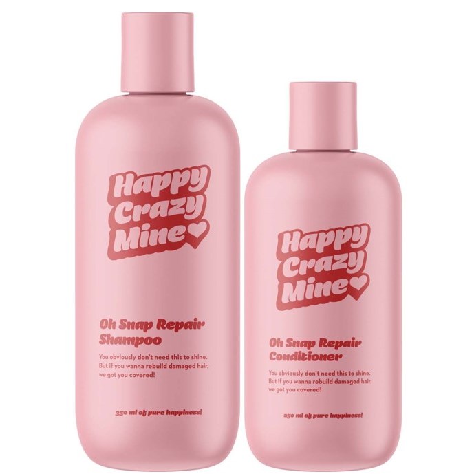 Happy Crazy Mine Oh Snap Repair Shampoo 350 ml & Conditioner 250