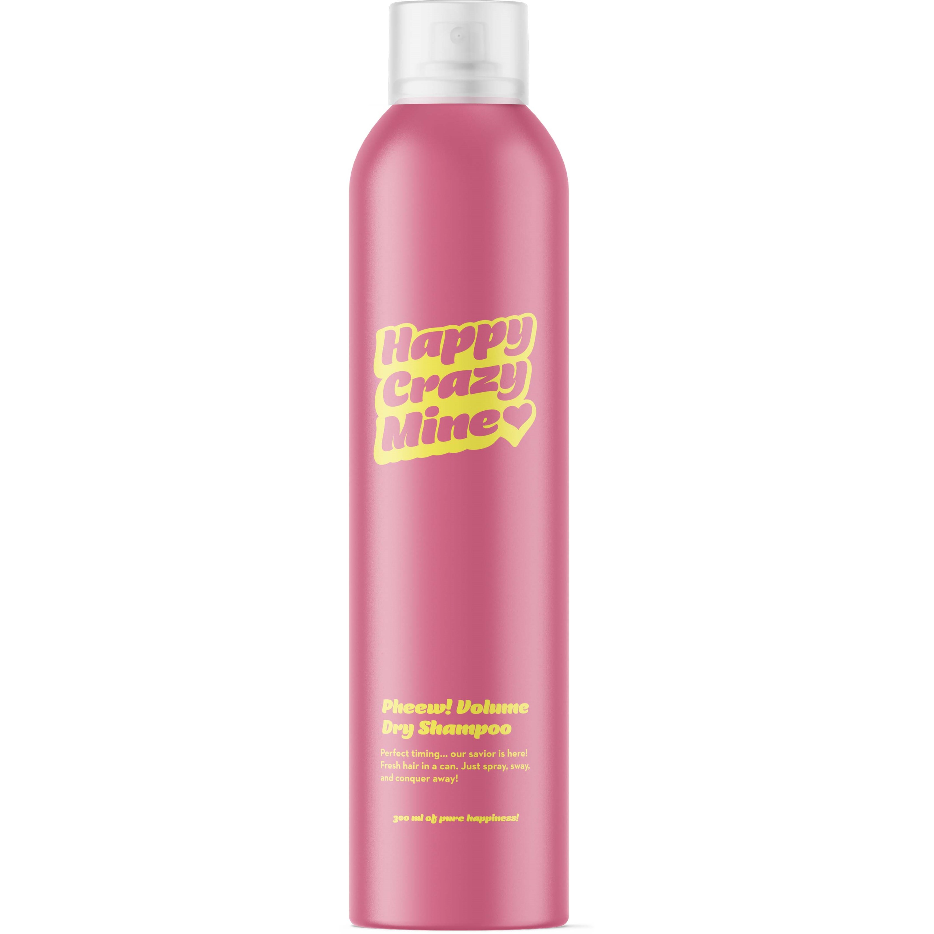 Läs mer om Happy Crazy Mine Pheew! Volume Dry Shampo 300 ml