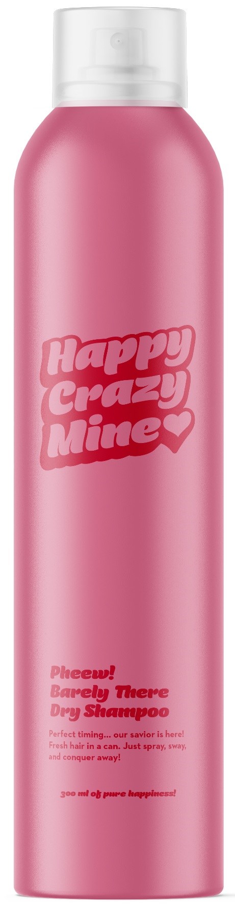Happy Crazy Mine Pheew! Barely There Dry Shampoo 300 ml