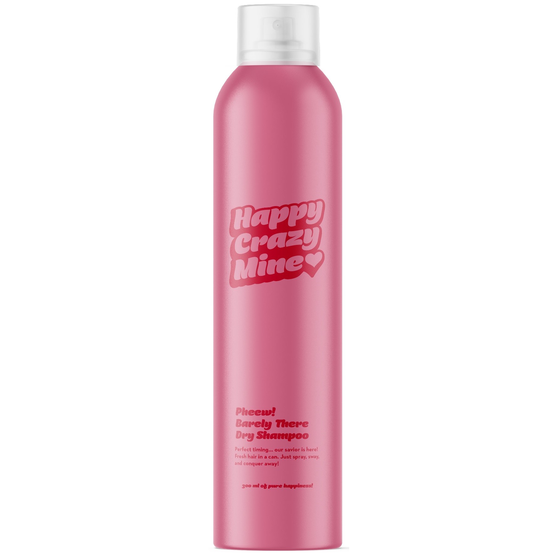 Happy Crazy Mine Pheew! Barely There Dry Shampoo 300 ml