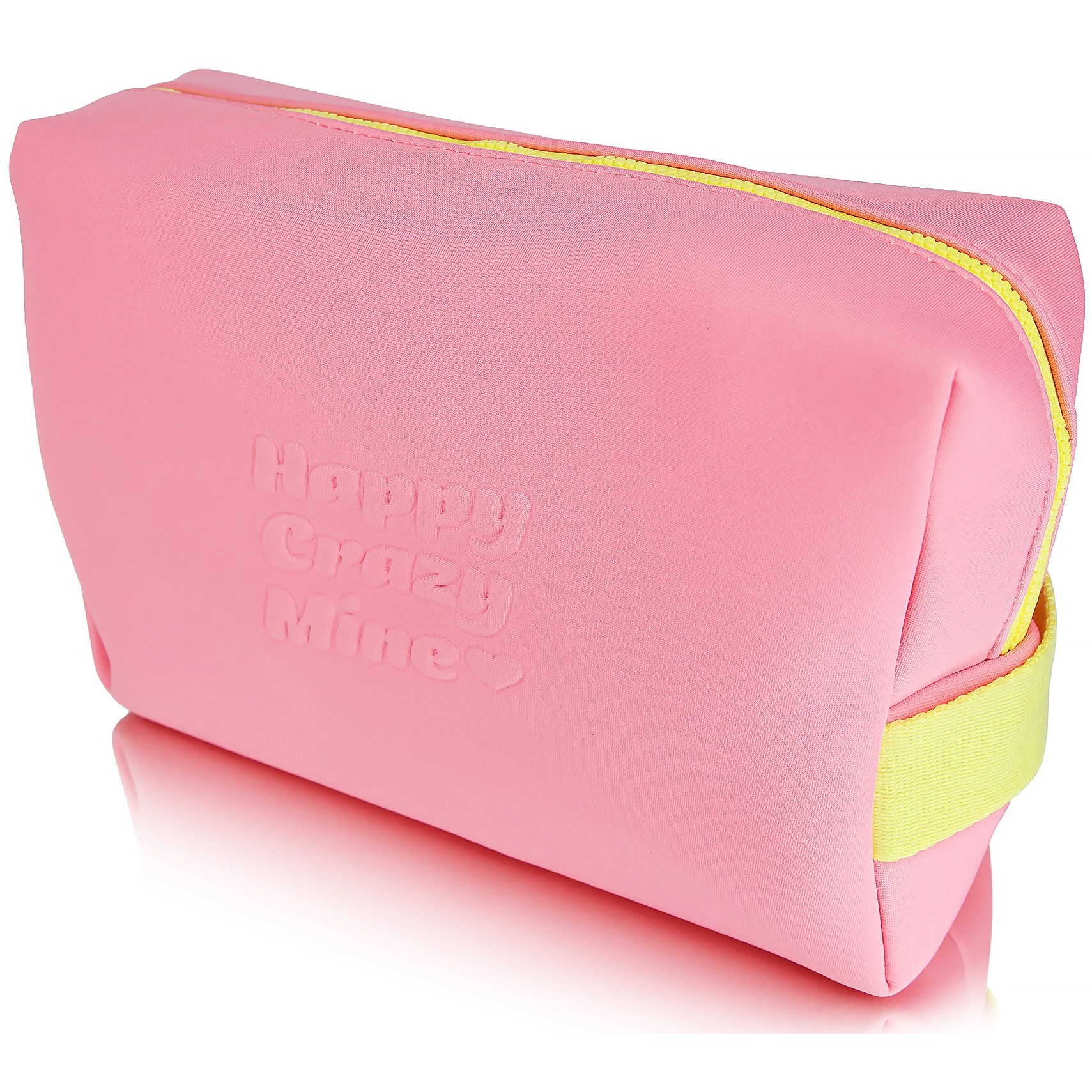 Happy Crazy Mine Pink Toiletry Bag