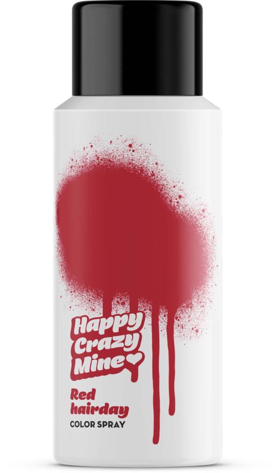Happy Crazy Mine Red Color Hairspray