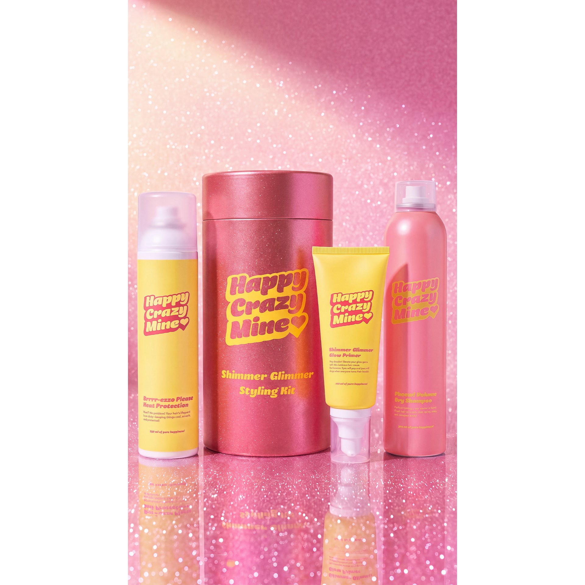 Happy Crazy Mine Shimmer Glimmer Styling Kit