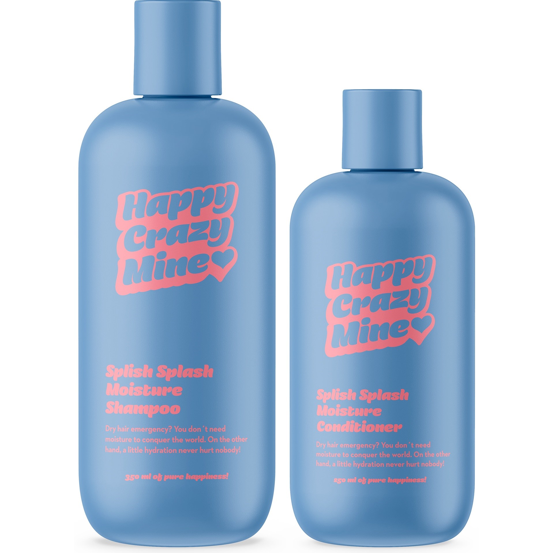 Happy Crazy Mine Splish Splash Moisture Shampoo 350 ml & Moisture