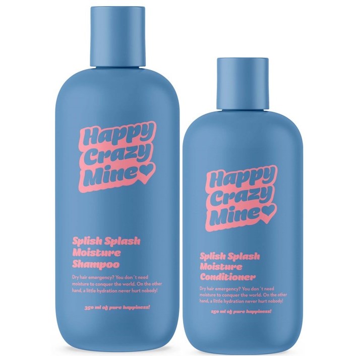 Happy Crazy Mine Splish Splash Moisture Shampoo 350 ml & Moisture