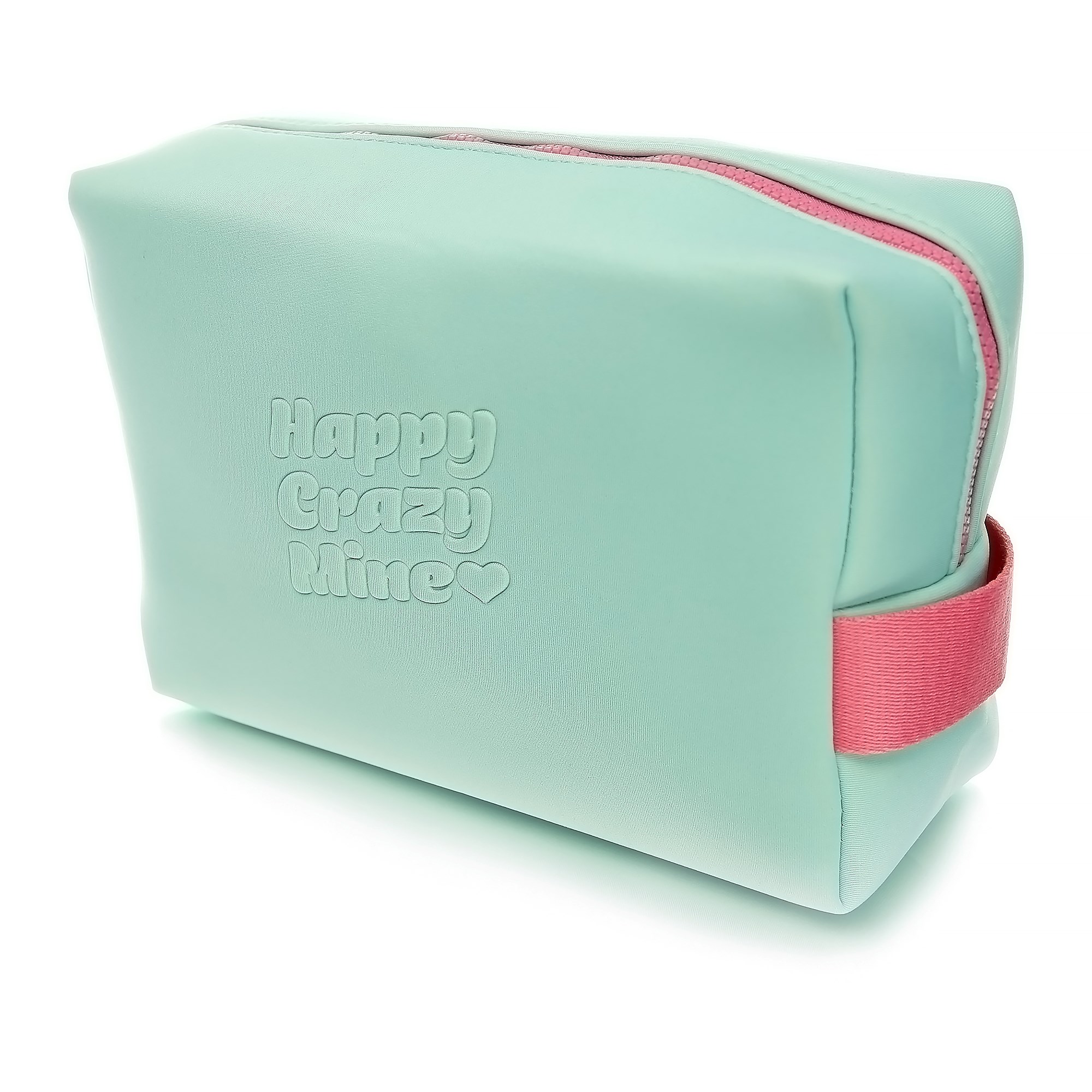 Happy Crazy Mine Turquoise Toiletry Bag