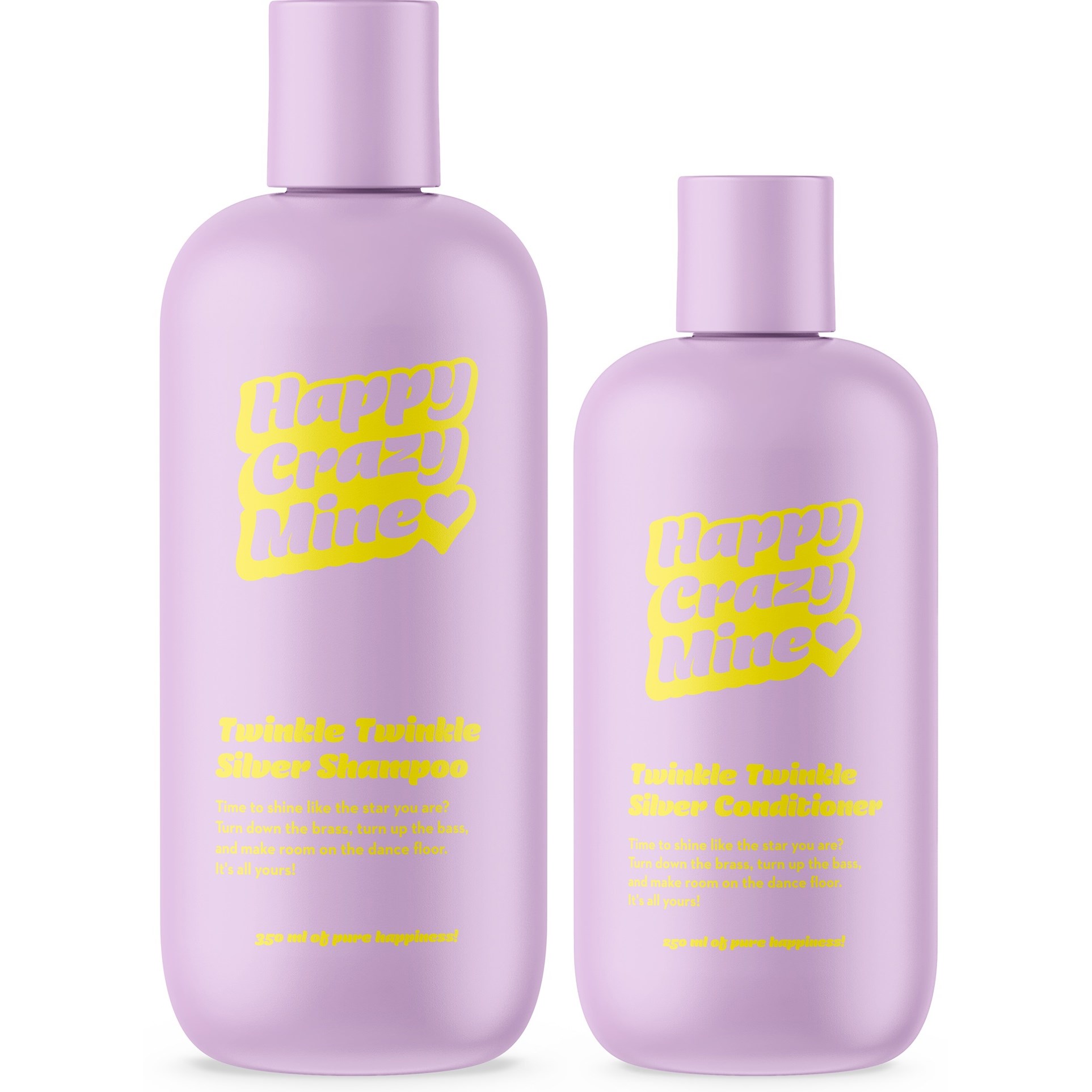 Happy Crazy Mine Twinkle Twinkle Silver Shampoo 350 ml & Silver C