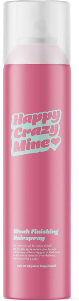 Happy Crazy Mine Woah Finishing Hairspray Strong Hold 300 ml