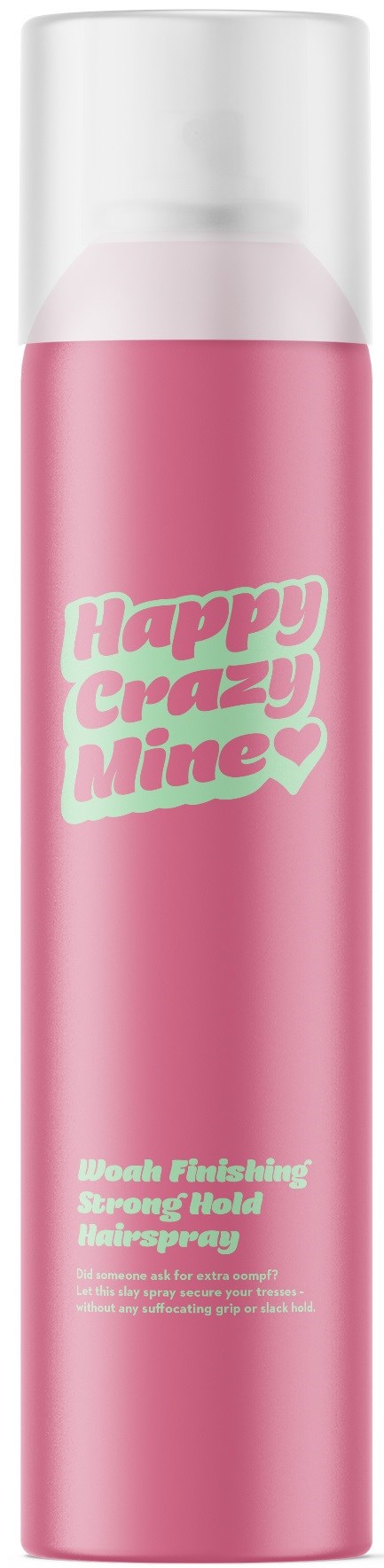Happy Crazy Mine Woah Finishing Hairspray Strong Hold 300 ml