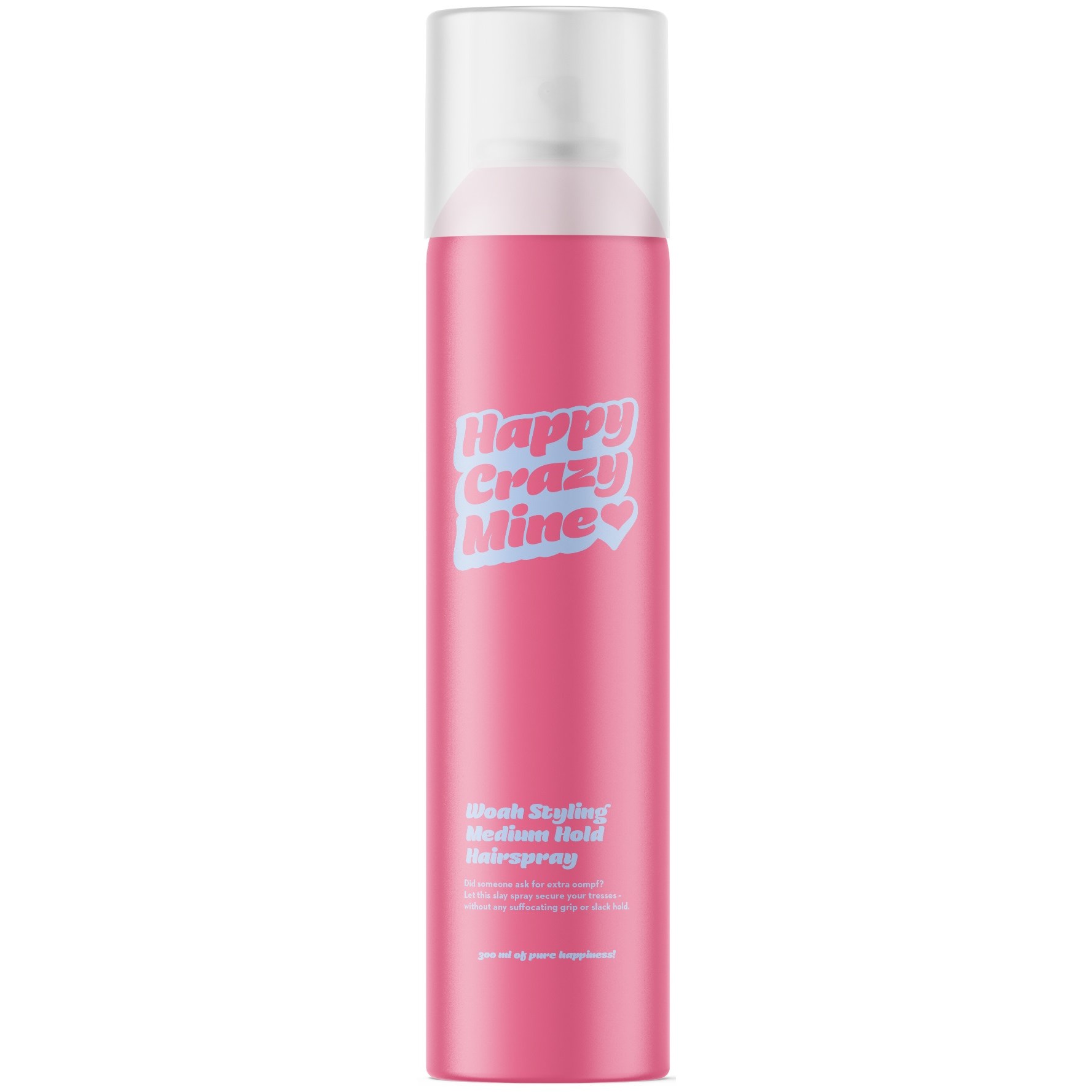 Happy Crazy Mine Woah Styling Hairspray Medium Hold 300 ml