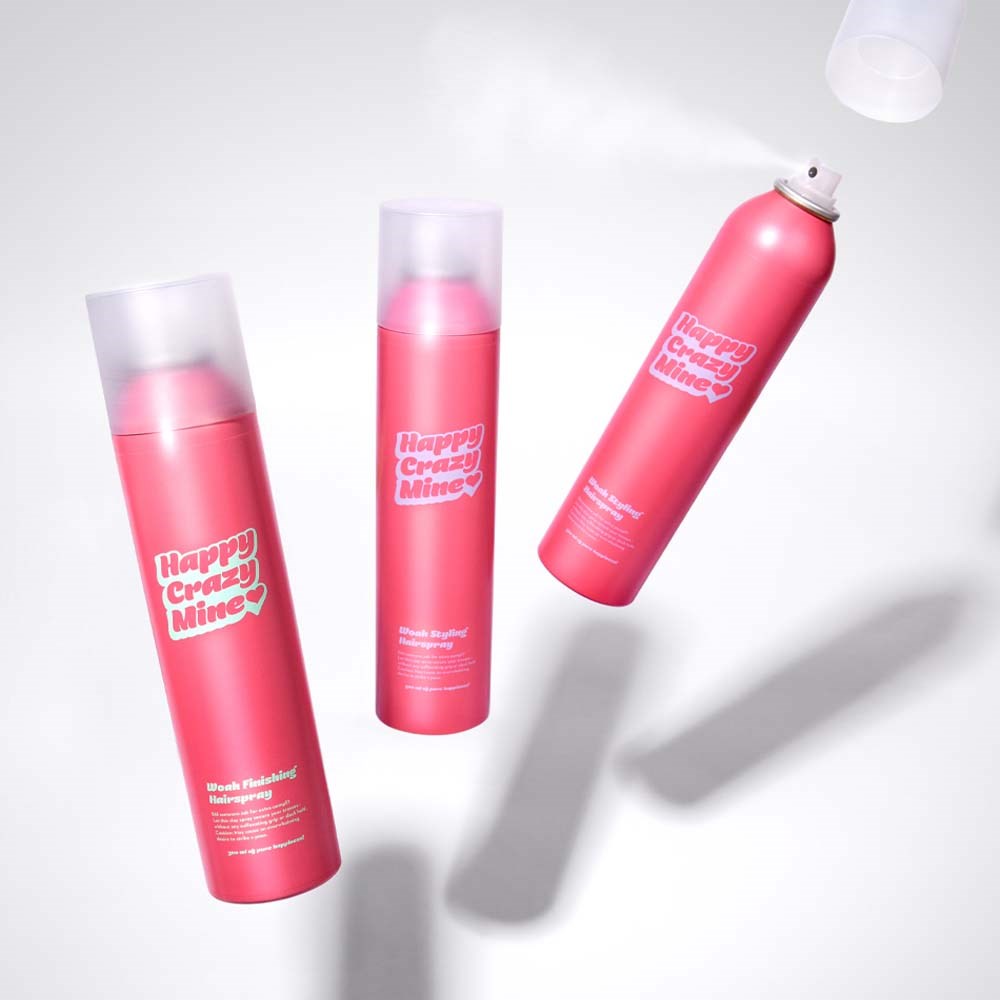 Happy Crazy Mine Woah Styling Hairspray Medium Hold 300 ml (obrázok 4)