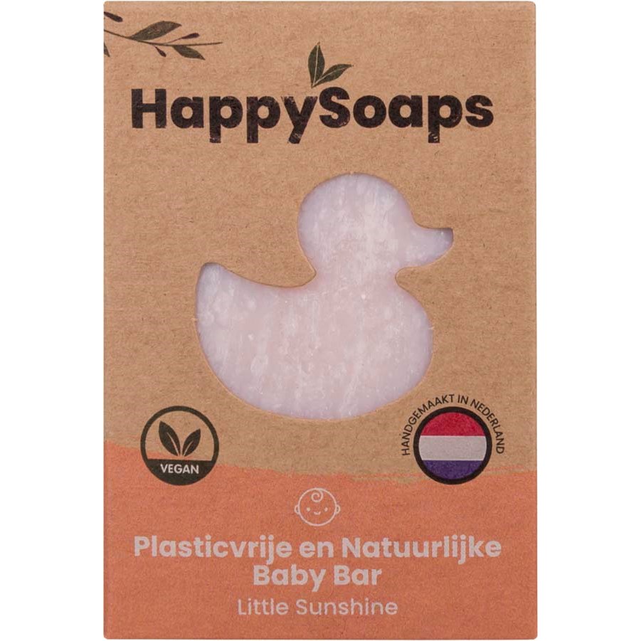 HappySoaps Baby & Kids Shampoo and Body Wash Bar Little Sunshine