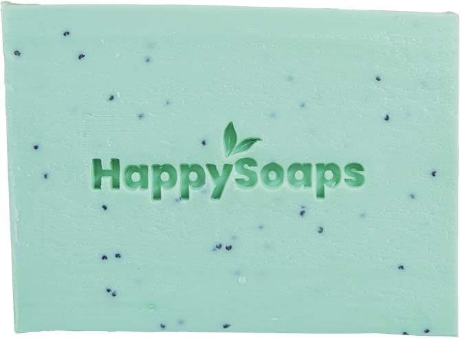 HappySoaps Body Wash Bar Tea Tree & Mint 100 g