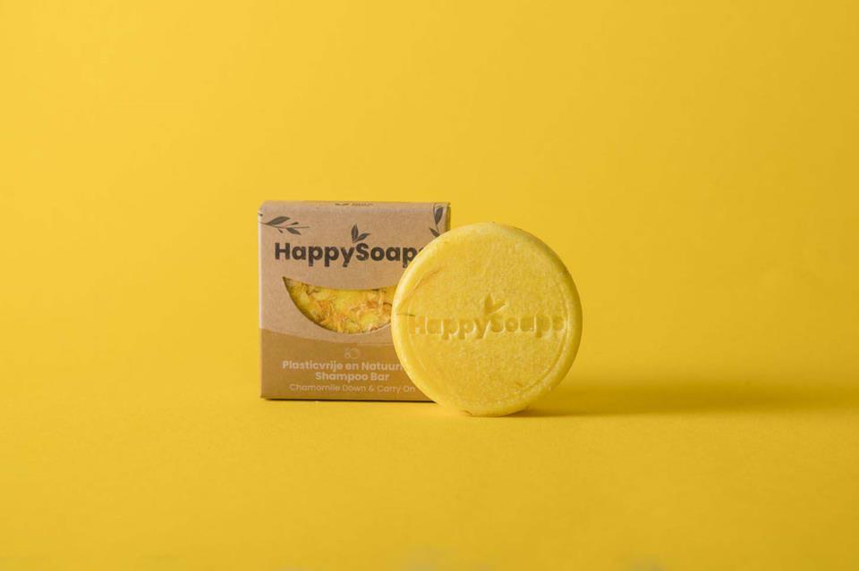 HappySoaps Shampoo Bar Chamomile Down & Carry On 70 g